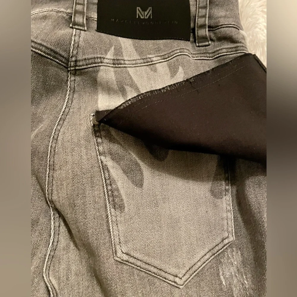 Marcell Von Berlin Skinny Distressed Jeans - Picture 7 of 13